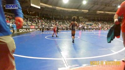 80 lbs Round Of 64 - Oz Bellamy, Fox Valley Elite vs Coleman Shouse, Cowboy Wrestling Club