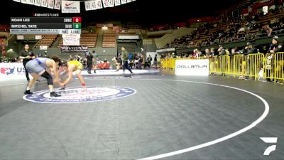 Junior Boys - 175 lbs Champ. Round 2 - Noah Lee, Swamp Monsters Wrestling Club vs Mitchel Tate, Sutter Union High School Wrestling