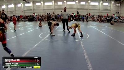 72 lbs Finals (2 Team) - Henry Pharis, Tri State Hammers vs John Risacher, OMP