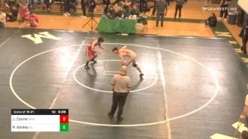 126 lbs Consolation - Jacob Coyne, Barnstable vs Patrick Ganley, Silver Lake