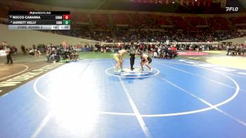 5A Boys 215 lbs Cons. Round 3 - Jarrett Kelly, Canby Boys vs Rocco Caranna, Summit Boys