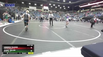 76 lbs Quarterfinal - Andrew Taussig, Greater Heights vs Emery Zeller, Black Fox