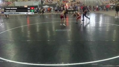 85 lbs Cons. Round 1 - Zane Bosken, Cleveland Wrestling Club vs Jett Wilson, Vikings Wrestling Club