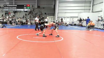 126 lbs Round Of 32 - A.J. Dubendorfer, GT 4238 - HSB vs Mateo Gallegos, Funk City - HSB