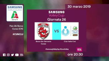 Bosca San Bernardo Cuneo - Club Italia Crai - Bosca San Bernardo Cuneo - Club Italia - Mar 30, 2019 at 2:15 PM CDT