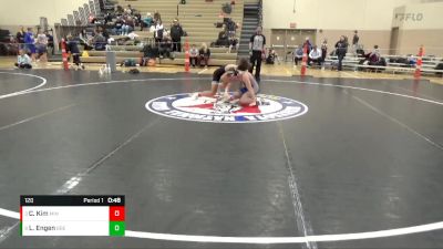 120 lbs Cons. Semi - Levi Engen, Belgrade Brooten Elrosa vs Carson Kim, Minnetonka