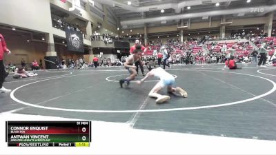 76 lbs Cons. Round 2 - Connor Enquist, Black Fox vs Antwan Vincent, Greater Heights Wrestling