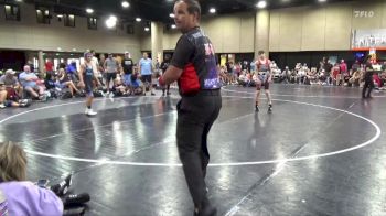 100 lbs Round 5 (8 Team) - Beau Abbott, RWA vs Lucas Wilson, Indiana Outlaws