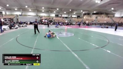 85 lbs Semifinal - Collin Kirk, Buccaneer Wrestling Club vs Elijah Gentry, Minion Training Center