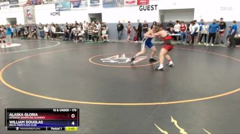 175 lbs Quarterfinal - Alaska Gloria, Interior Grappling Academy vs William Douglas, Delta Wrestling Club