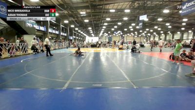 100 lbs Rr Rnd 1 - Nico Bresadola, Brawler Elite vs Aidan Thomas, Grit Mat Club Blue