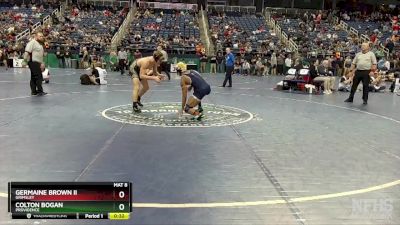 4A 165 lbs Cons. Round 2 - Colton Bogan, Providence vs Germaine Brown II, Grimsley