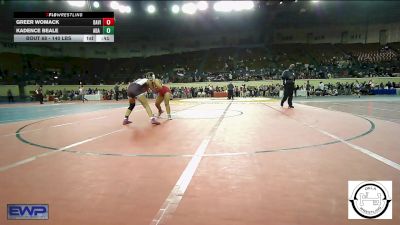 140 lbs Consi Of 8 #1 - Greer Womack, Davis vs Kadence Beale, Ada Junior High