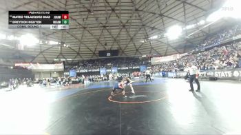 Boys 4A 113 lbs Cons. Round 1 - Mateo Velazquez Diaz, Juanita vs Breydon Nguyen, Mead