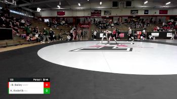 133 lbs Cons. Round 4 - Breyden Bailey, Indianapolis vs Kaden Anderlik, Upper Iowa