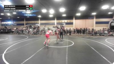 150 lbs Round Of 32 - Jack Burdick, Champions WC vs Davian Tovar, Temecula Valley HS