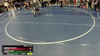 78 lbs Cons. Round 4 - Cooper Bagley, WESTLAKE vs Kwinn Hunt, Shootbox