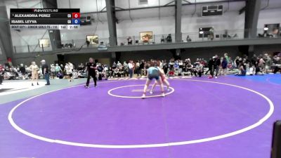 Junior Girls FS - 145 lbs Semis - Alexandria Perez, CA vs Isabel Leyva, CA