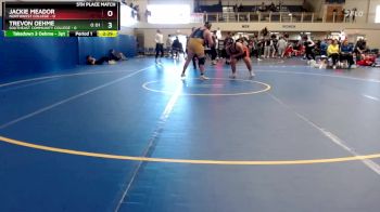 125 lbs Finals (8 Team) - Jackie Meador, Northwest College vs Trevon Oehme, Southeast Community College