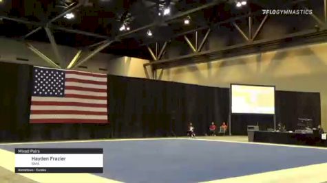 Hayden Frazier - Mixed Pairs, SMA - 2021 USA Gymnastics Championships