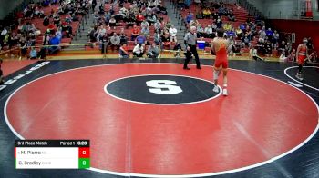 107 lbs 3rd Place Match - Michael Pierro, North Catholic vs Gage Bradley, Burgettstown Hs