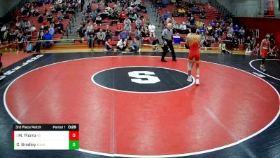 107 lbs 3rd Place Match - Michael Pierro, North Catholic vs Gage Bradley, Burgettstown Hs