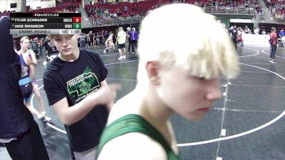80 lbs Champ. Round 2 - Tyler Schrader, Rocket Wrestling Club / RWC vs Jake Swanson, Nebraska Elite Wrestling Club