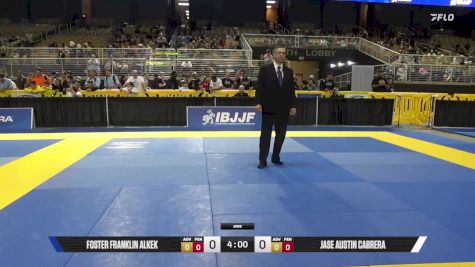 Foster Franklin Alkek vs Jase Austin Cabrera 2025 Pan Kids Jiu-Jitsu IBJJF Championship