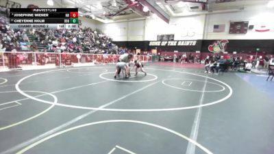 140 lbs Champ. Round 2 - Cheyenne Holm, Bonita vs Josephine Wiener, Harvard Westlake