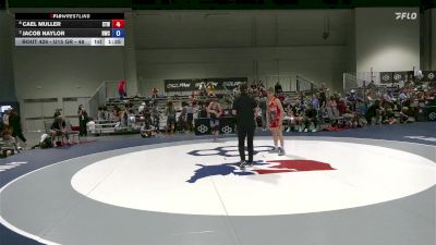 U15 GR - 48 lbs Cons. Round 4 - Cael Muller, Steller Trained Wrestling vs Jacob Naylor, HeadHunters Wrestling Club