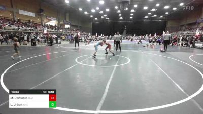 106 lbs Consolation - Michael Rishwain, Bear Cave vs Legend Urban, Black Fox Wrestling Academy