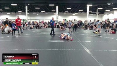 68 lbs Placement (4 Team) - Crosby Mathews, Black Fox Wrestling vs Noah Hein, Ohio Gold