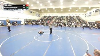 63 lbs 3rd Place Match - Isaac Perez, Savage House Wrestling Club vs Joshua Woolley Jr., Poway
