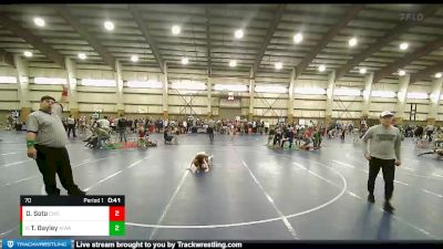 70 lbs Cons. Round 3 - Tye Bayley, All In Wrestling Academy vs Dylan Soto, Champions Wrestling Club