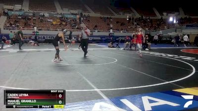 D2-120 lbs Quarterfinal - Manuel Granillo, Desert View vs Caden Leyba, Centennial