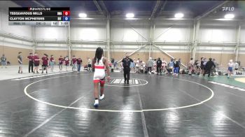 51 lbs Rr Rnd 1 - Teequavious Mills, Roundtree Wrestling Academy 1 - HSE vs Clayton McPheters, Die Hard - HSE