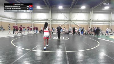 51 lbs Rr Rnd 1 - Teequavious Mills, Roundtree Wrestling Academy 1 - HSE vs Clayton McPheters, Die Hard - HSE