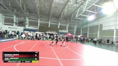 125 lbs Champ. Round 1 - Zoey Hinckley, Riverton vs Hannah Crapo, Mountain View