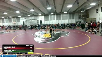 155 lbs Cons. Round 1 - Makayla Haley, Cheyenne East vs Ianna Kimble, Lamar