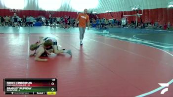 126 lbs Round 2 (4 Team) - Brock Hinderman, Iowa Grant/Highland vs Bradley Rupnow, Watertown
