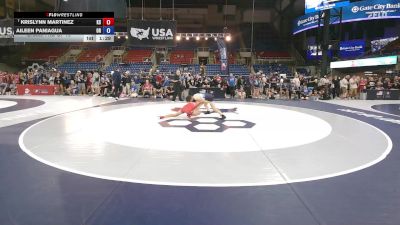 100 lbs Champ. Rd Of 16 - Krislynn Martinez, KS vs Aileen Paniagua, OR