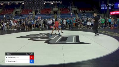 132 lbs Rnd Of 64 - Kyler Schalesky, North Dakota vs Omar Bautista, Wyoming