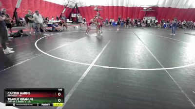 190 lbs Round 2 (6 Team) - Carter Harms, Maysville vs Teague Granum, Canton C-Hawks A