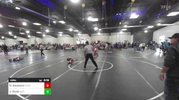 43 lbs Consi Of 4 - Nicolas Ascencio, Grant County Elite vs Jett Rivas, Bayfield Wrestling Club