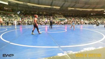 Semifinal - Jayci Thompson, Little Axe Takedown Club vs Emma Luper, Wyandotte Youth Wrestling