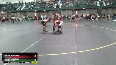 141 lbs Cons. Round 2 - Brock Bobzien, Wisconsin vs Danny Curran, Northern Illinois