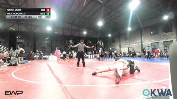 106 lbs Consolation - Gavin Light, Coweta Tiger Wrestling vs Rex McDonald, Port City Wrestling Club