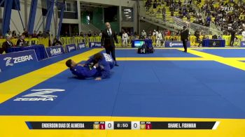 Shane L. Fishman vs Enderson Dias De Almeida 2026 World Jiu-Jitsu IBJJF Championship