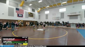 126 lbs Round 3 - Payton Bowlsby, Riverton Middle School vs Gabe Grant, Cody Middle School