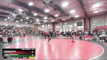 140 lbs Cons. Round 4 - Yareli Mancilla, Eisenhower vs Jasmine Mejia, Paloma Valley